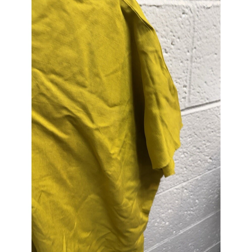 NWT Zara Yellow Linen Blend Kaftan Tunic Dress Size Small - Picture 8 of 11